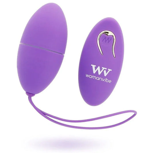 WOMANVIBE - ALSAN HUEVO CONTROL REMOTO SILICONA MORADO - Nuvica
