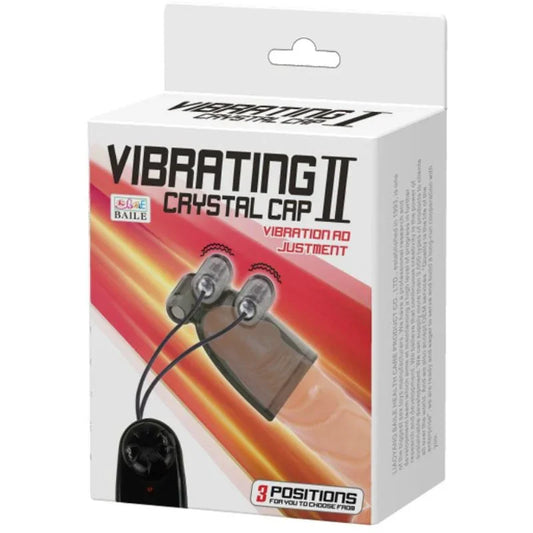 BAILE - FUNDA VIBRADORA VIBRATING CRYSTAL CAP II - Nuvica