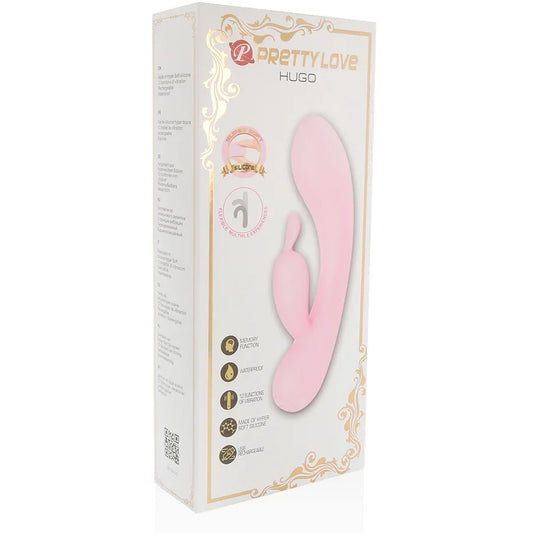 PRETTY LOVE - SMART HUGO VIBRADOR RABBIT CON OREJITAS - Nuvica