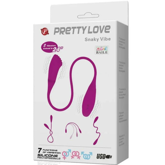 PRETTY LOVE - SMART SNAKY VIBE VIBRADOR 2 MOTORES - Nuvica