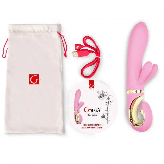 G-VIBE - G-RABBIT VIBRADOR CONEJITO RAMPANTE ROSA - Nuvica