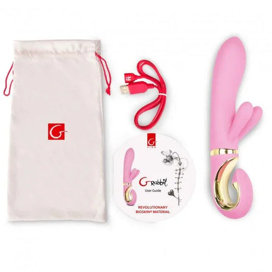 G-VIBE - G-RABBIT VIBRADOR CONEJITO RAMPANTE ROSA - Nuvica
