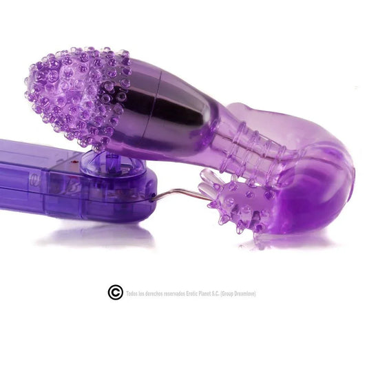 BAILE - ESTIMULADOR LILA VAGINAL Y ANAL CON VIBRACIÓN - Nuvica