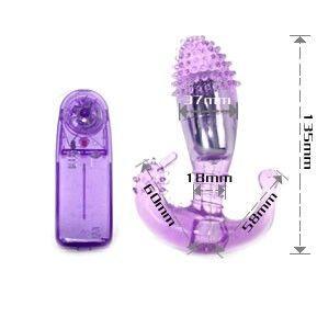 BAILE - ESTIMULADOR VAGINAL Y ANAL CON VIBRACIÓN - Nuvica