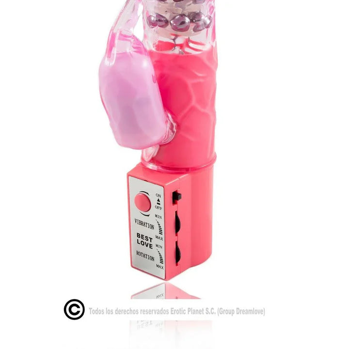 BAILE - ROTADOR RABBIT ROSA SUPERESTIMULADOR - Nuvica