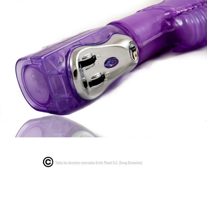 BAILE - ROTADOR UP & DOWN RABBIT LILA SUPERESTIMULADOR - Nuvica