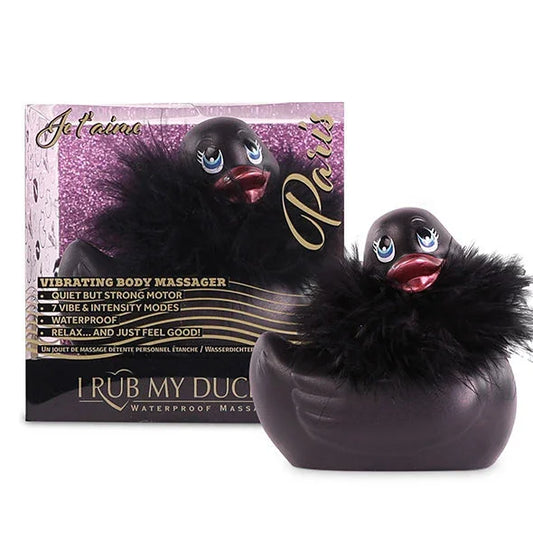 BIG TEASE TOYS - I RUB MY DUCKIE 2.0 | PATO VIBRADOR PARIS (BLACK) - Nuvica