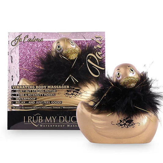 BIG TEASE TOYS - I RUB MY DUCKIE 2.0 | PATO VIBRADOR PARIS (GOLD) - Nuvica