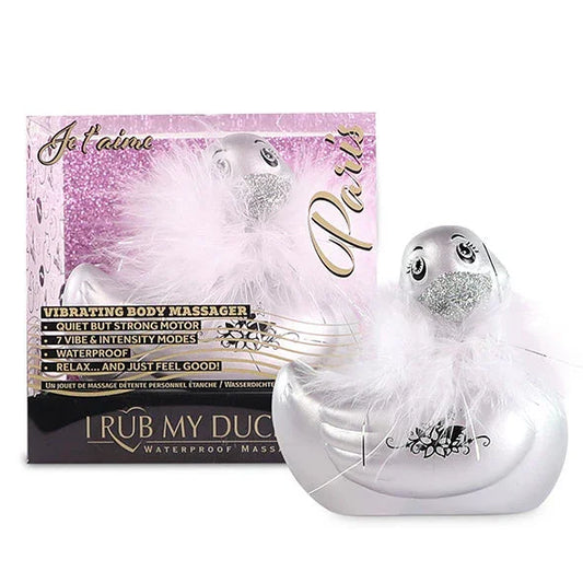 BIG TEASE TOYS - I RUB MY DUCKIE 2.0 | PATO VIBRADOR PARIS (SILVER) - Nuvica