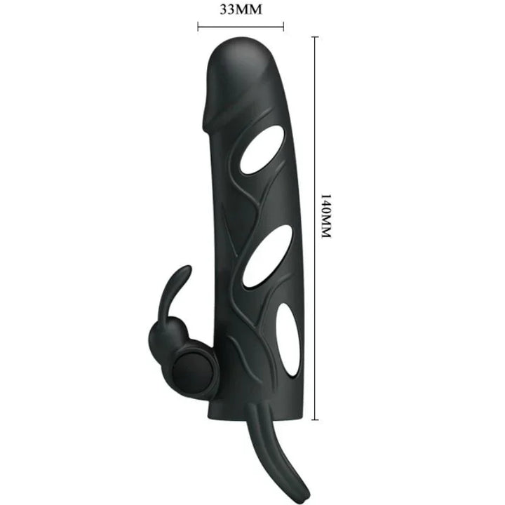 PRETTY LOVE - FUNDA SILICONA CON VIBRACIÓN 14 CM 2.0 - Nuvica