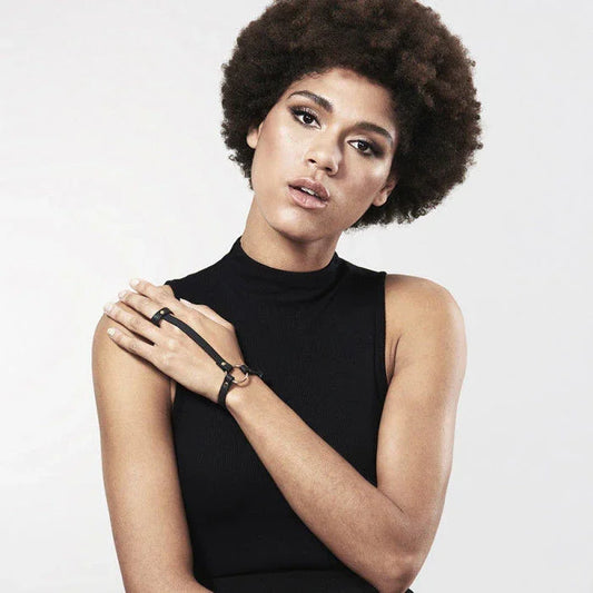 BIJOUX - INDISCRETS MAZE BRAZALETE / ARNÉS PARA MANOS NEGRO - Nuvica
