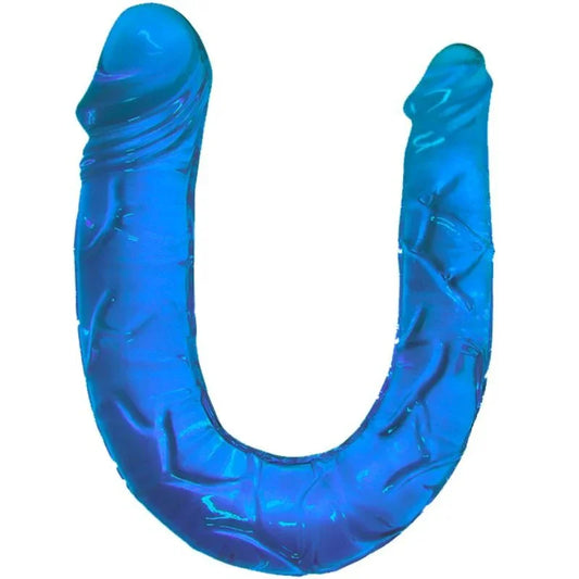 BAILE - DOUBLE DONG DILDO DOBLE AZUL - Nuvica