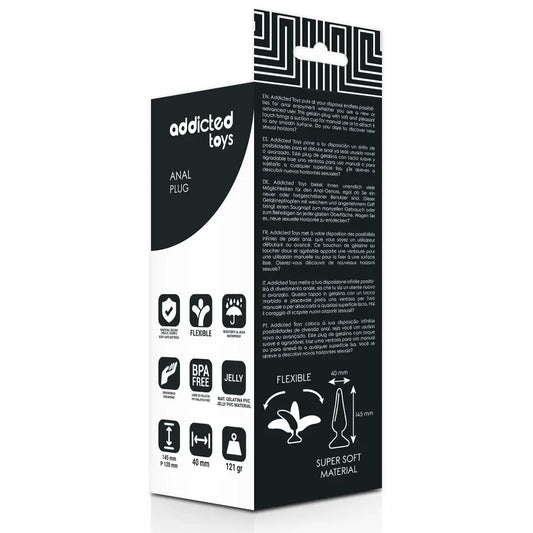 ADDICTED TOYS - ANAL PLUG 14.5 CM NEGRO - Nuvica