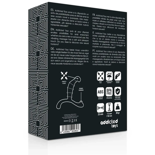 ADDICTED TOYS - PROSTATE ANAL PLEASURE NEGRO - Nuvica