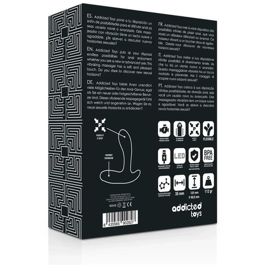 ADDICTED TOYS - ANAL MASSAGER BLACK VIBRATION - Nuvica