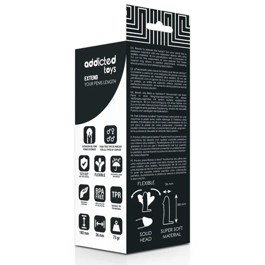 ADDICTED TOYS - EXTENSIÓN PENE 18 CM - Nuvica