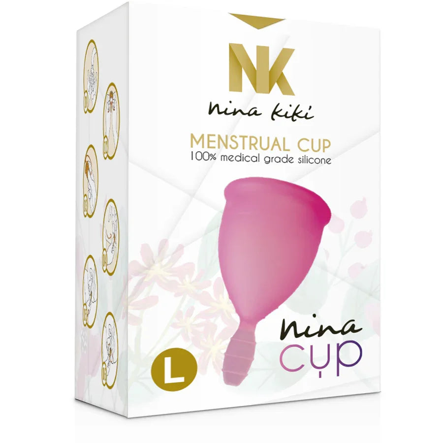 NINA KIKÍ - COPA MENSTRUAL ROSA - TALLA L - Nuvica