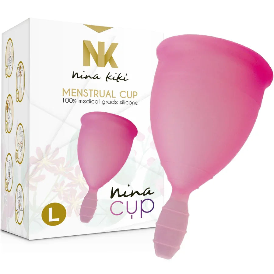 NINA KIKÍ - COPA MENSTRUAL ROSA - TALLA L - Nuvica