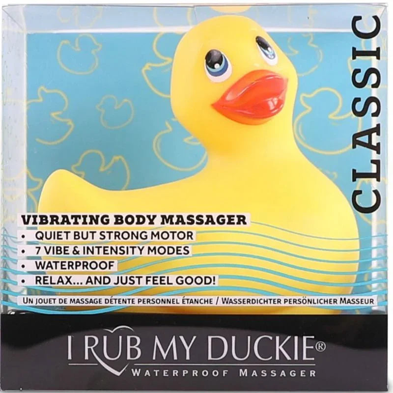 BIG TEASE TOYS - I RUB MY DUCK CLASSIC PATO VIBRADOR AMARILLO - Nuvica