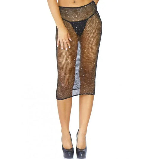 LEG AVENUE - VESTIDO CONVERTIBLE DE TUBO NEGRO T.U. - Nuvica