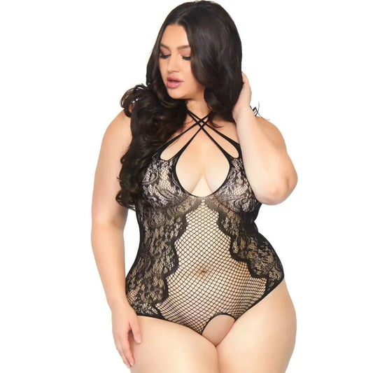 LEG AVENUE - TEDDY CON ABERTURA 1X-2X - Nuvica