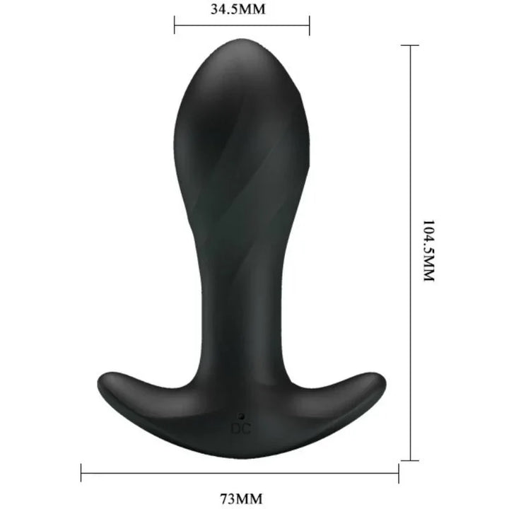 PRETTY LOVE - VIBRADOR ANAL NEGRO - Nuvica
