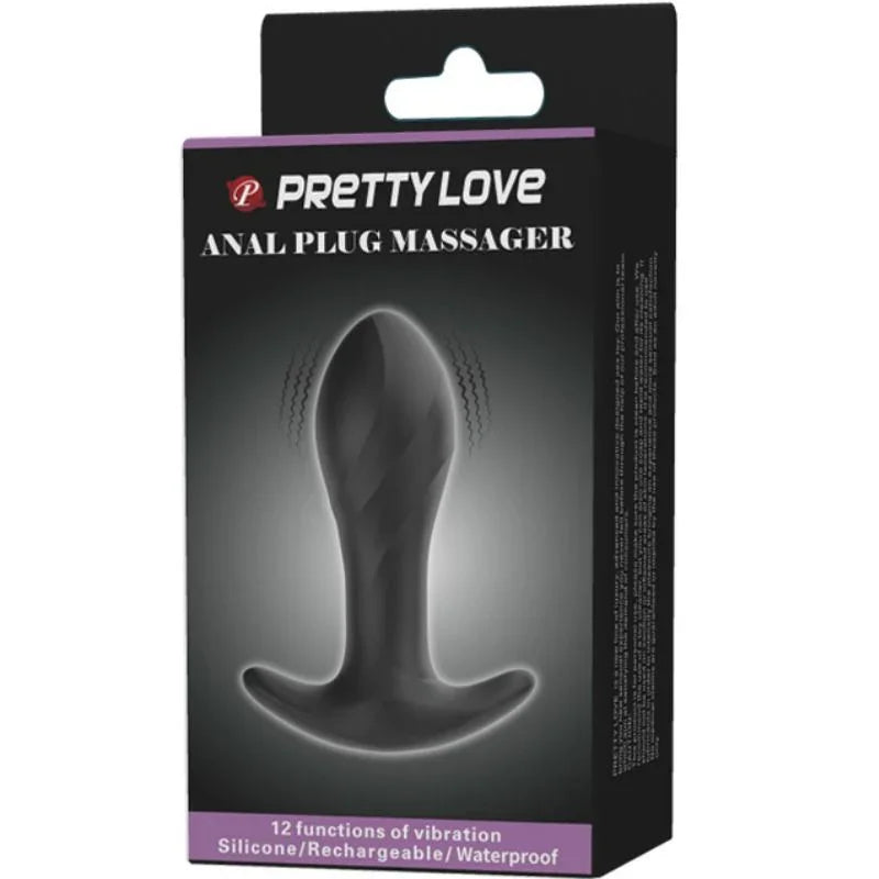 PRETTY LOVE - VIBRADOR ANAL NEGRO - Nuvica