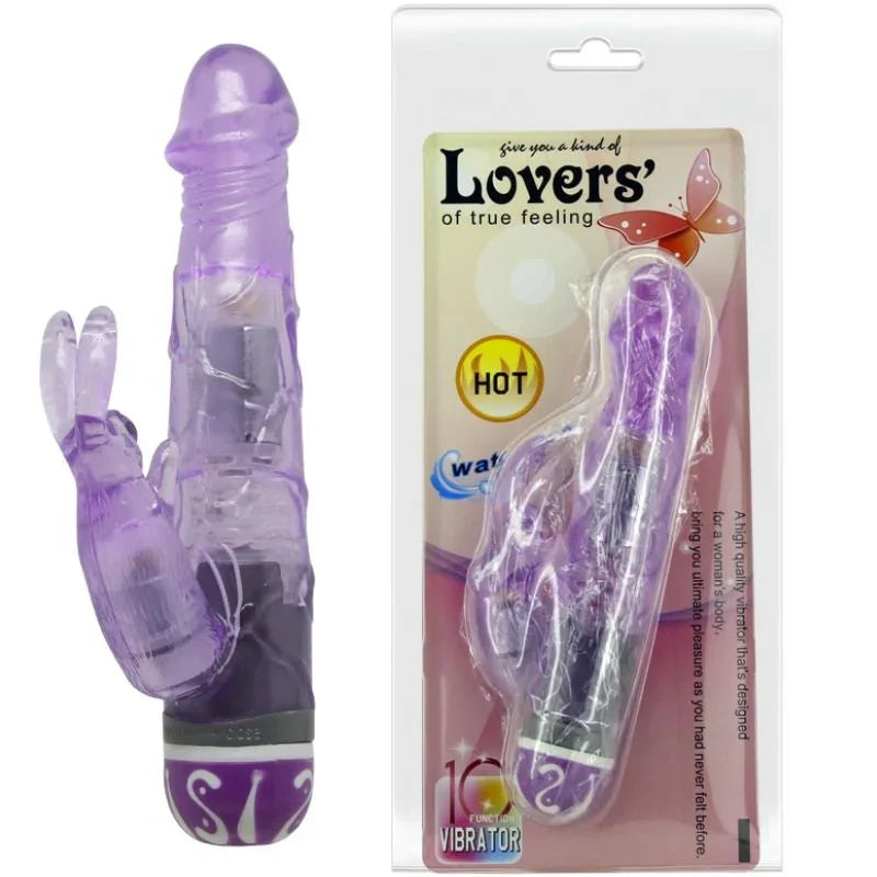BAILE - VIBRATORS MULTIVELOCIDAD CON RABBIT LILA - Nuvica