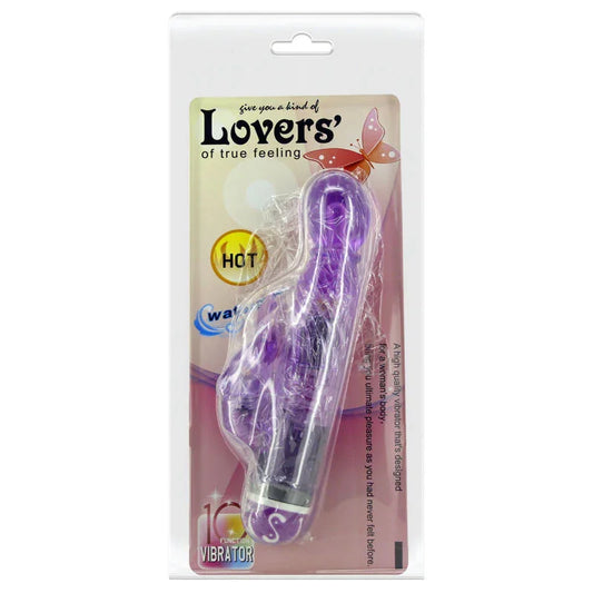 BAILE - VIBRADOR MULTIVELOCIDAD CON ESTIMULADOR LILA - Nuvica