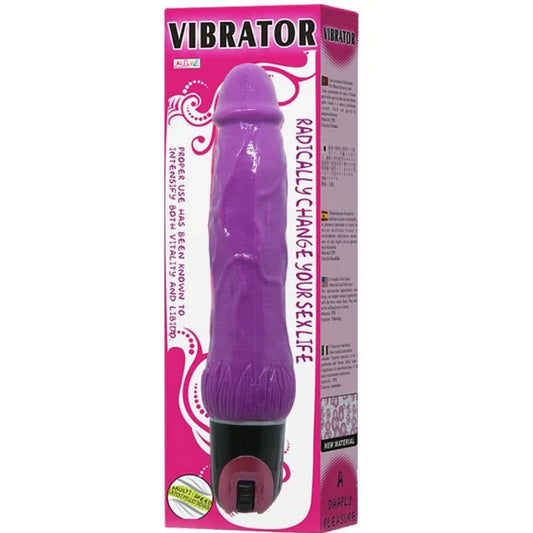 BAILE - VIBRATOR DAAPLY PLEASURE MULTIVELOCIDAD MORADO - Nuvica