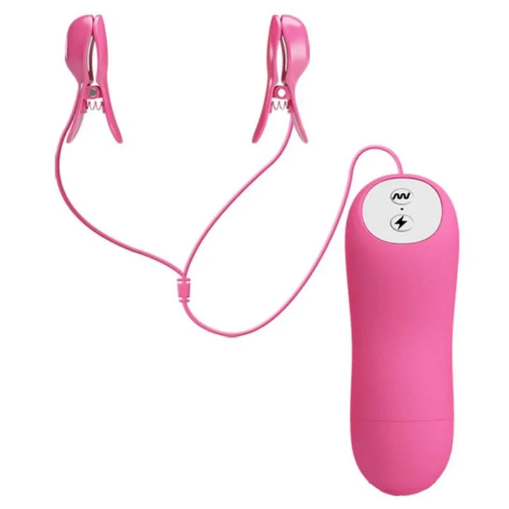 BAILE - ROMANTIC WAVE PIZAS CON VIBRACIÓN Y ELECTROSHOCK FUCSIA - Nuvica