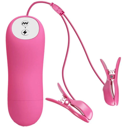 BAILE - ROMANTIC WAVE PIZAS CON VIBRACIÓN Y ELECTROSHOCK FUCSIA - Nuvica