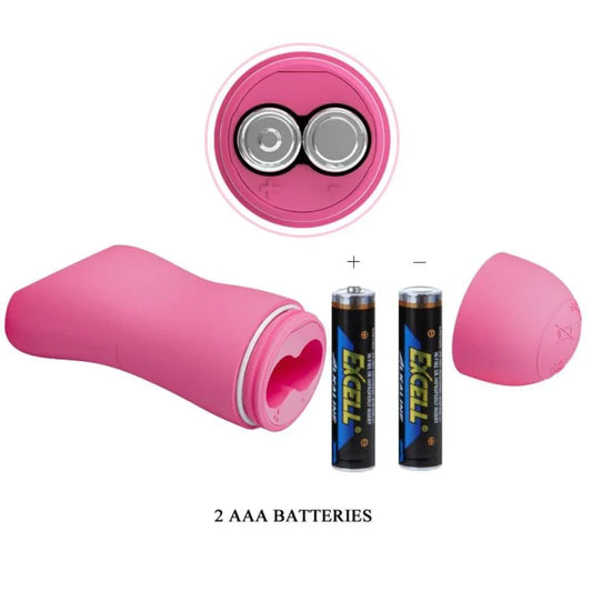 BAILE - ROMANTIC WAVE PIZAS CON VIBRACIÓN Y ELECTROSHOCK FUCSIA - Nuvica