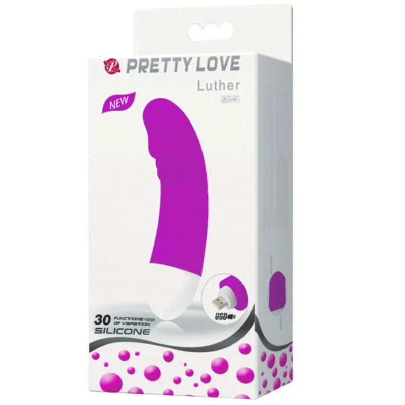 PRETTY LOVE - LUTHER MINI VIBRADOR 30 MODOS VIBRACIÓN - Nuvica
