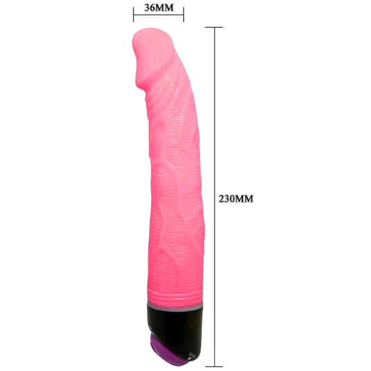 BAILE - ADOUR CLUB VIBRADOR REALÍSTICO 23 CM ROSA - Nuvica