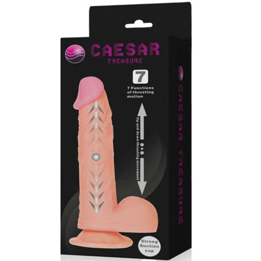 BAILE - CAESAR TREASURE DILDO REALÍSTICO FUNCION UP & DOWN - Nuvica
