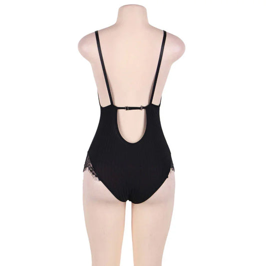 SUBBLIME - TEDDY CON FRANJAS NEGRO TALLA GRANDE - Nuvica