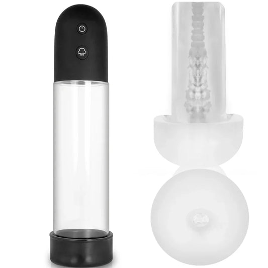 PUMP ADDICTED - BOMBA ERECCIÓN RX11 AUTOMÁTICA CON MASTURBADOR - Nuvica