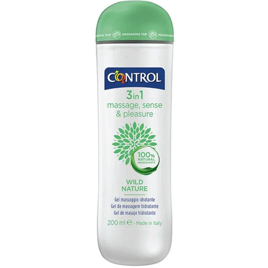 CONTROL - WILD NATURE GEL MASAJE 3 EN 1 200 ML - Nuvica