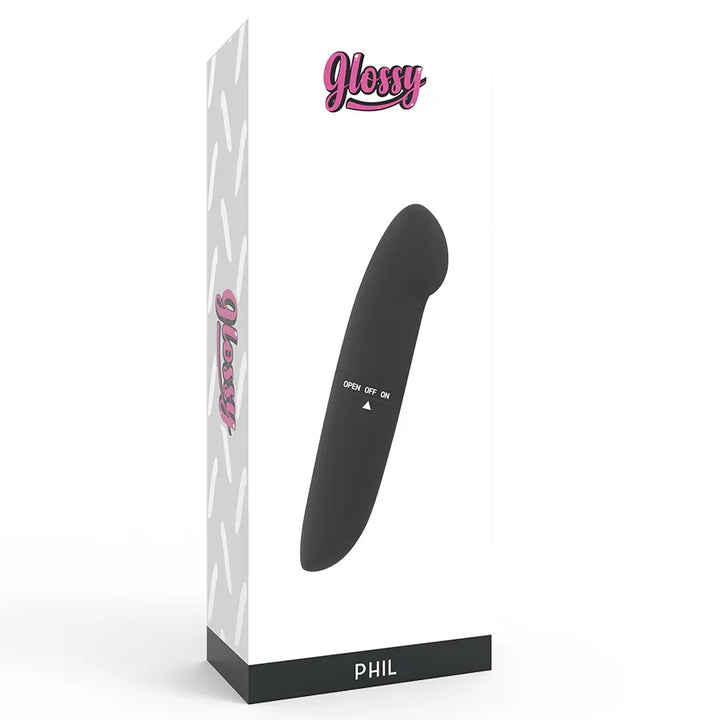 GLOSSY - PHIL VIBRADOR NEGRO - Nuvica