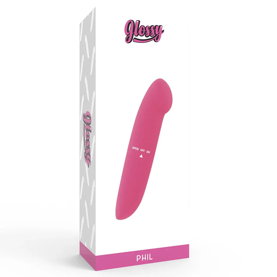 GLOSSY - PHIL VIBRADOR ROSA - Nuvica
