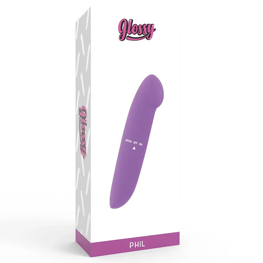 GLOSSY - PHIL VIBRATOR LILA - Nuvica