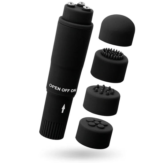 GLOSSY - POCKET KURT MASAJEADOR NEGRO - Nuvica