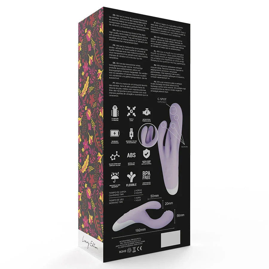 MIA - GUELL VIBRADOR ORGASMICO 3 MOTORES - Nuvica