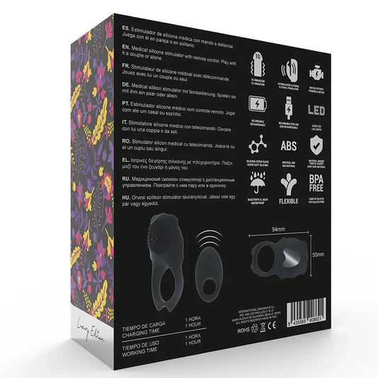 MIA - COLOSSEO ANILLO CONTROL REMOTO NEGRO - Nuvica