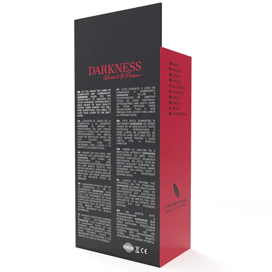 DARKNESS - MÁSCARA ANTIFAZ NEGRO RECTO - Nuvica