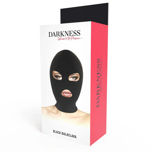 DARKNESS - BDSM MÁSCARA SUMISIÓN BOCA Y OJOS NEGRO - Nuvica