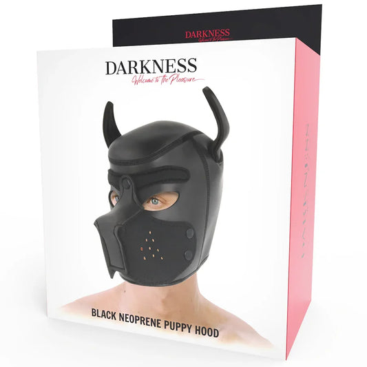 DARKNESS - MÁSCARA PERRO DE NEOPRENO CON HOCICO EXTRAÍBLE M - Nuvica