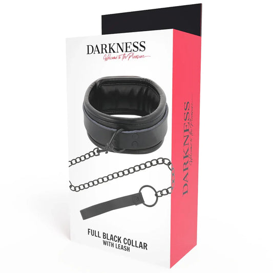 DARKNESS - COLLAR CON CADENA NEGRO - Nuvica
