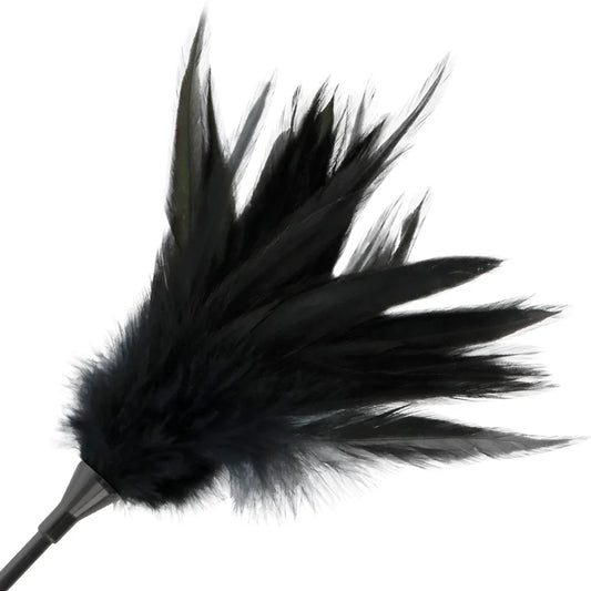 DARKNESS - FUSTA CON PLUMA NEGRO - Nuvica